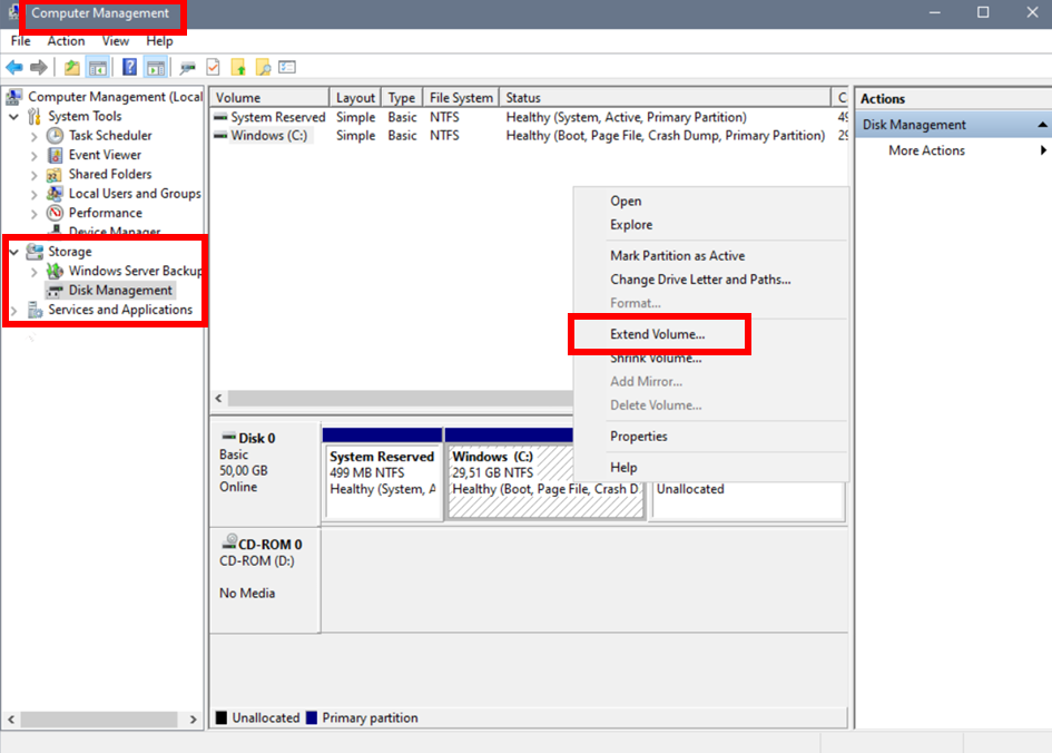 Extend computer management memory.